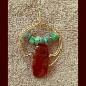 Dije en Ámbar auténtica